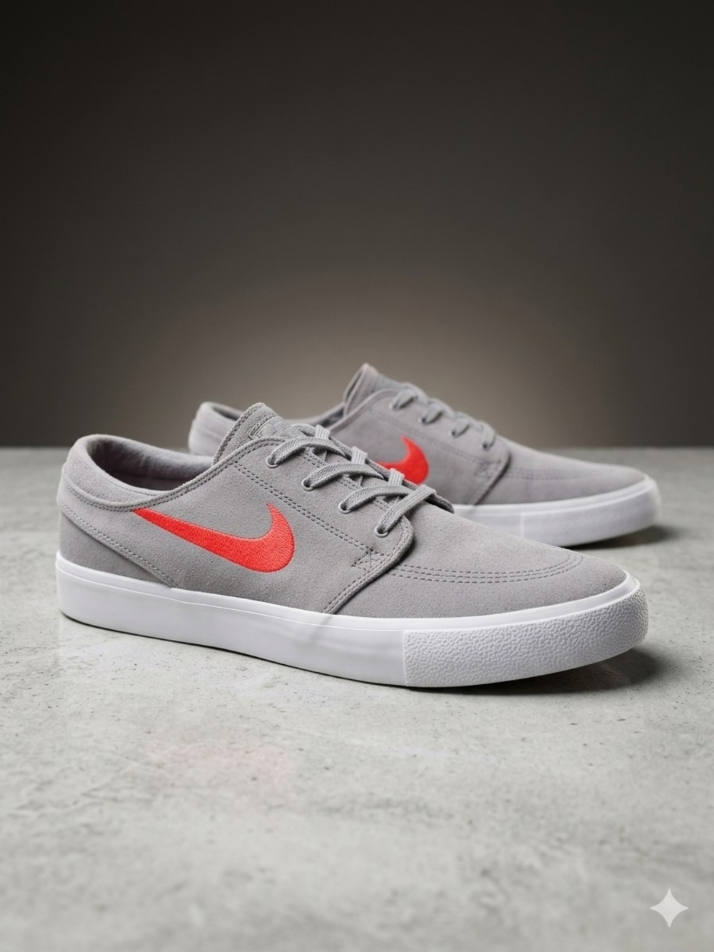 505 Nike SB Zoom Stefan Janoski RM Atmosphere Grey Crimson Low Top Men's 12 - Picture 2 of 7